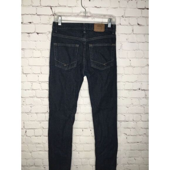 VANS Mens jeans 29X18 Dark Blue Denim Regular Fit Straight Vans Off The Wall - Picture 4 of 11